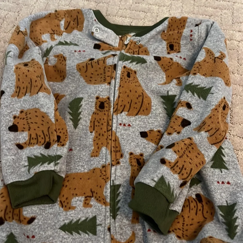 Fleece Footed Pajamas - Picture 3 of 3